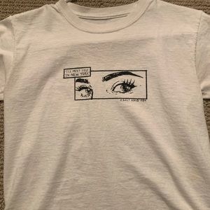 brandy melville i’ll meet u in new york top